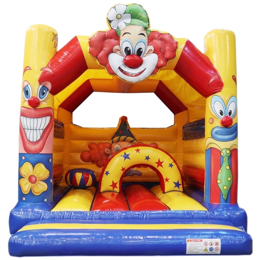 chateau gonflable location clown