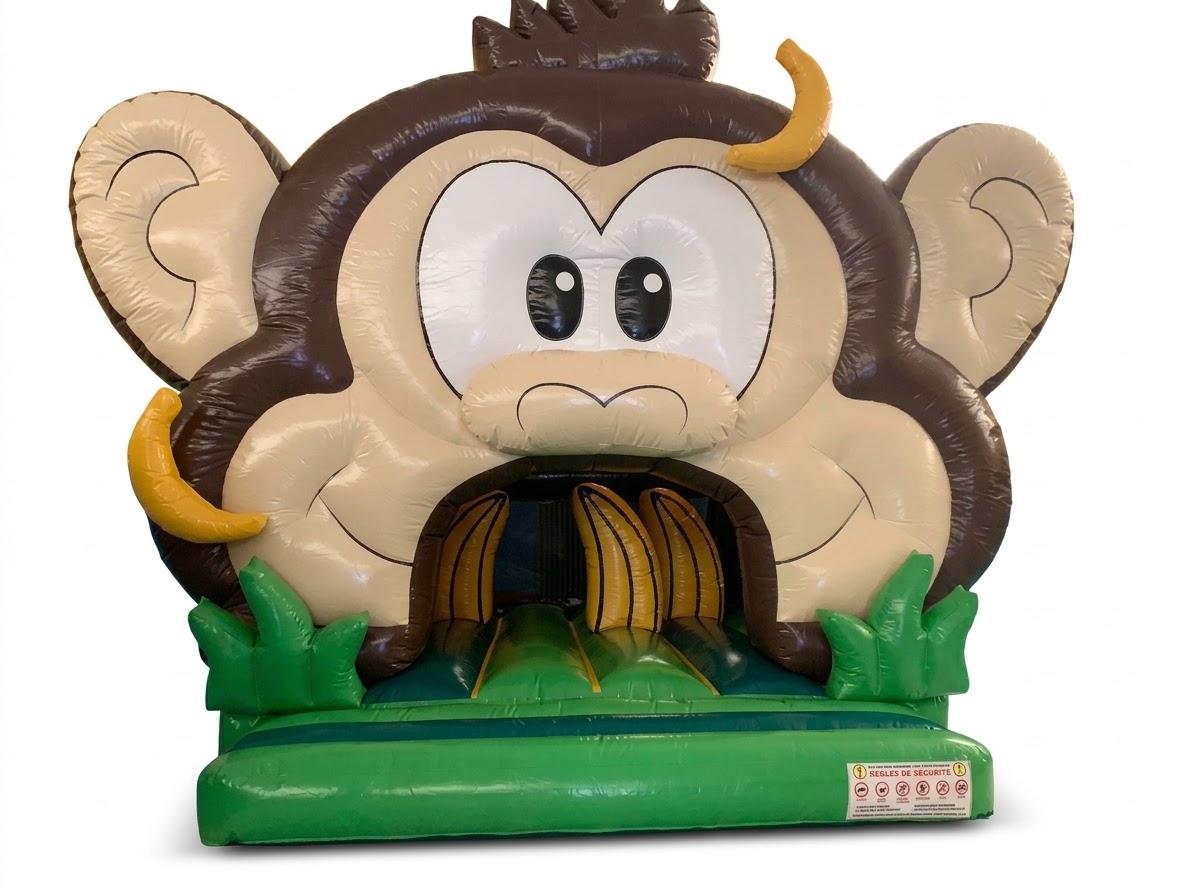 gonflable pour petite enfance singe