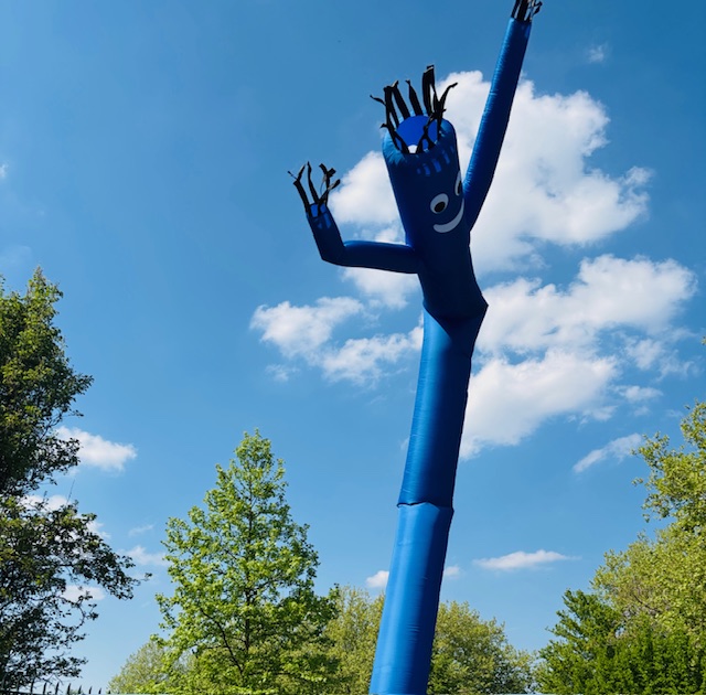 sky dancer bleu
