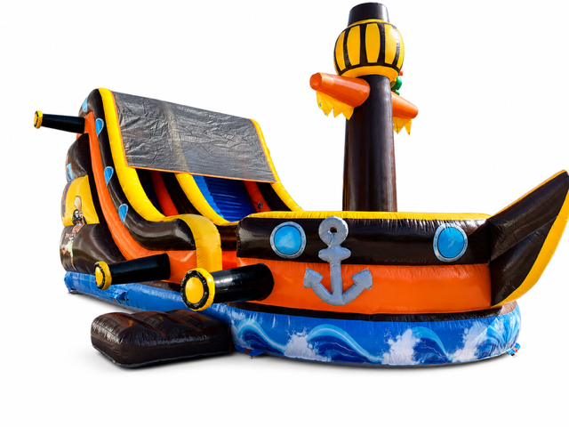 chateau gonflable bateau