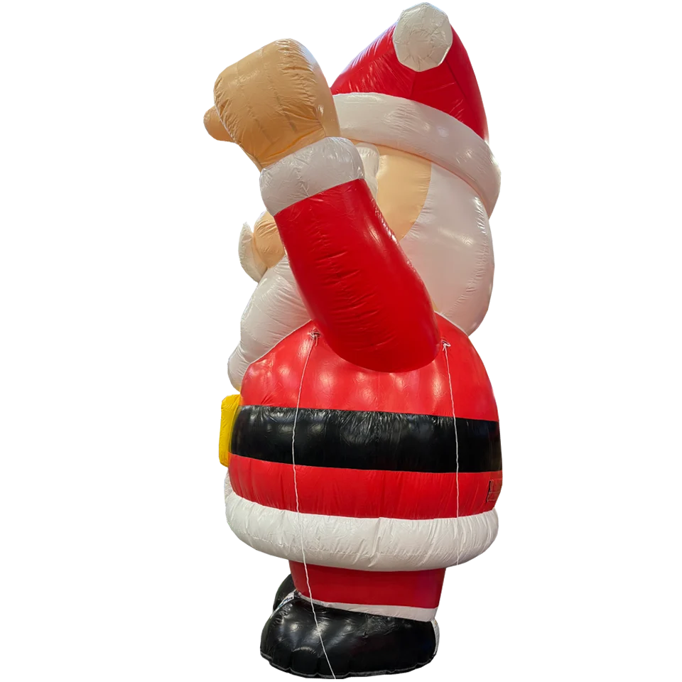 location père noël gonflable